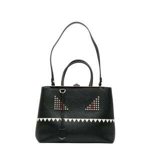 FENDI Black Leather Shoulder Bag